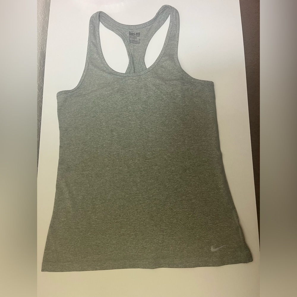 Grey Nike tank top